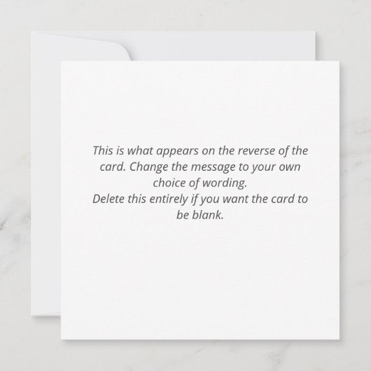 Vrouw Weigert Man's Avondeten aan Hond Te Geven Ca Kaart (Achterkant)