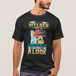 Vrouw Welder Funny Funding Welding Mechanic Forge T-shirt