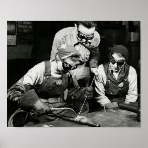 Vrouw Welders - WW2 Homefront - 1943 Poster