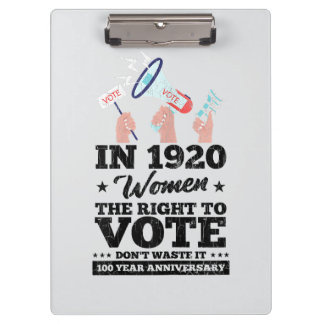 Vrouw won stemrecht bij grappige verkiezingen 202 klembord