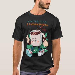 Vrouw zegt vis me eerst dan vrees me t-shirt