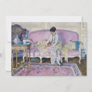 Vrouw zittend op een bank Frederick Carl Friesek