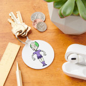 Vrouw Zombie Sleutelhanger