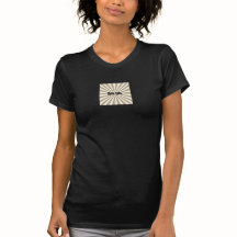Vrouw Zwart T-shirt Retro Design voor Runners