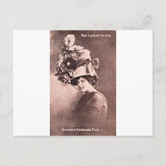 Vrouwe dame, koningin van Mode Briefkaart (Voorkant)