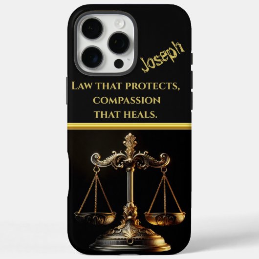 Vrouwe Justitia met Schalen Kunst Case-Mate iPhone Case (Achterkant)