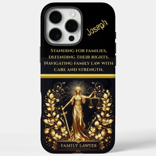 Vrouwe Justitia symboliseert recht en familierecht Case-Mate iPhone Case (Achterkant)