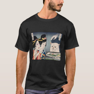 Vrouwe schreeuwt tegen Cat Memes Traditionele Japa T-shirt