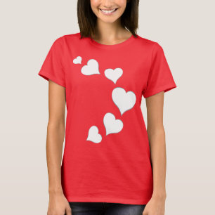 Vrouwe T-shirt voor de Valentijnse Shirt van vrouw