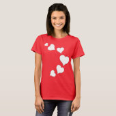 Vrouwe T-shirt voor de Valentijnse Shirt van vrouw (Voorkant volledig)