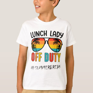Vrouwe van dienst laatste dag van de schoolzomer t-shirt