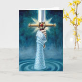 Vrouwe van het Lake Wenskaart Kaart (Gele Bloem)