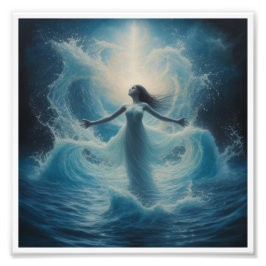 Vrouwe van het meer foto afdruk