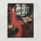 Vrouwe van Shalott | John William Waterhouse Briefkaart (Voorkant)