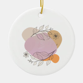 Vrouwelijk design voor stijlvolle vrouwen keramisch ornament