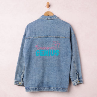 vrouwelijk genie denim jacket