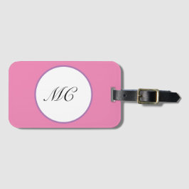 Vrouwelijk gepersonaliseerd bagagelabel