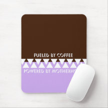 Vrouwelijk gestreepte typografie | Coffee Mom Quot