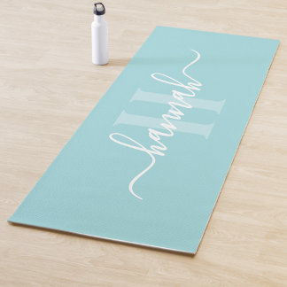 Vrouwelijk groot monogram schrift yogamat