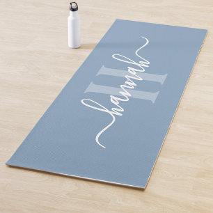 Vrouwelijk groot monogram schrift yogamat