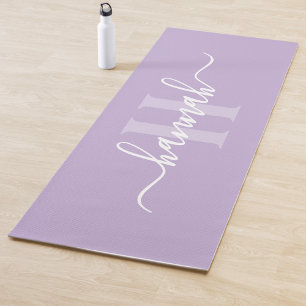 Vrouwelijk groot monogram schrift yogamat