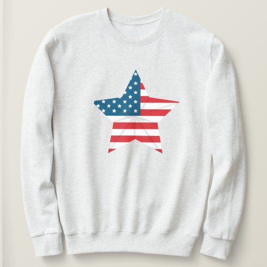 Vrouwelijk Patriottisch Sweatshirt (Design voorkant)