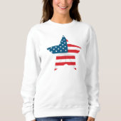 Vrouwelijk Patriottisch Sweatshirt (Voorkant)