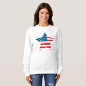 Vrouwelijk Patriottisch Sweatshirt (Voorkant volledig)
