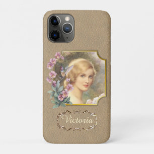   vrouwelijk portret op maat iPhone 11 pro hoesje