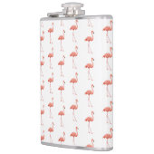 Vrouwelijk roze Flamingo patroon Heupfles (Links)