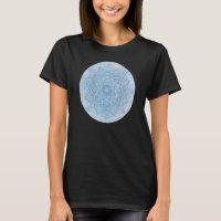 vrouwelijke blauw ventilator Zen Boho Lotus M