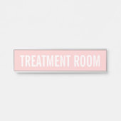 Vrouwelijke Blush Roze Beauty Salon Spa Kamer Deurbordje (Voorkant)