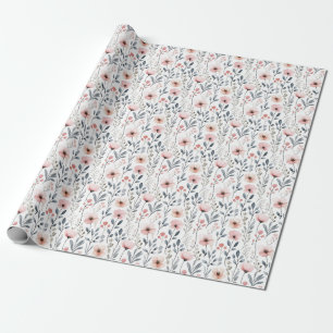 Vrouwelijke Boerderij Bloemstuk Cadeaupapier