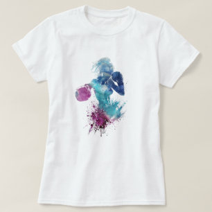 Vrouwelijke bokser t-shirt
