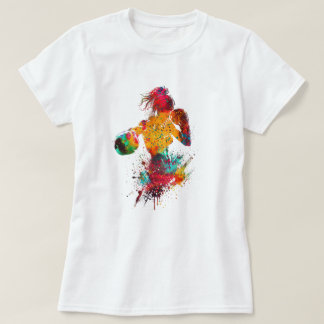 Vrouwelijke Bokser T-shirt