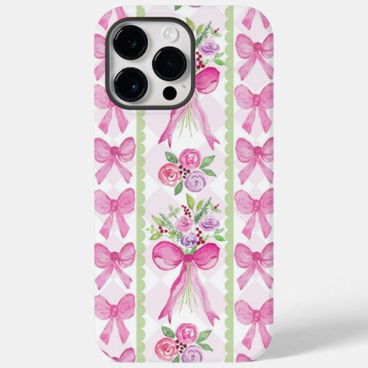 Vrouwelijke boog bloemenaquarel ontwerp Case-Mate iPhone case (Achterkant)