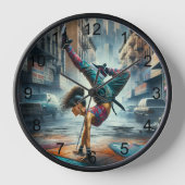 Vrouwelijke Breakdancer NYC – Urban B-Girl Art (Voorkant)