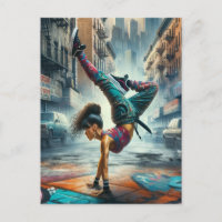 Vrouwelijke Breakdancer NYC – Urban B-Girl Art