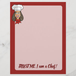Vrouwelijke Chef Flyer