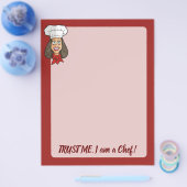 Vrouwelijke Chef Flyer (Enkel)