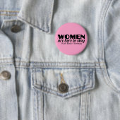Vrouwelijke citaat van Ruth Bader Ginsburg Ronde Button 5,7 Cm (In situ)