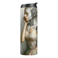 Vrouwelijke Cyborg Vrouw Ai Kunst