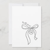 Vrouwelijke en elegante Afstuderen schets Kaart (Achterkant)