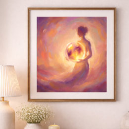 Vrouwelijke Energie Spirituele & Symbolische Poste Poster