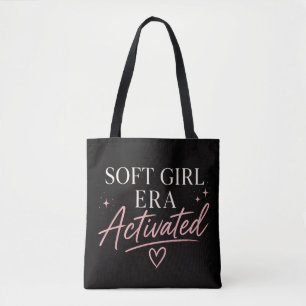 Vrouwelijke Esthetische Zwarte Soft Girl Era Draagtas