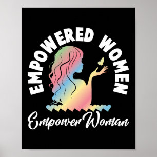 Vrouwelijke feministische vrouwen empowerment poster
