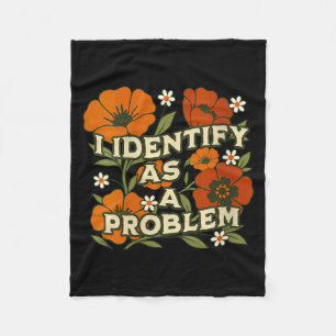 Vrouwelijke Grappige Sarcastische Humor Quote Vrou Fleece Deken