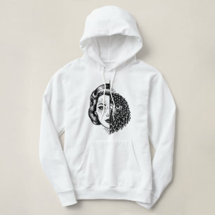 Vrouwelijke Havik Tatoeage Flash Hoodie