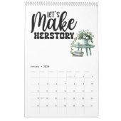 Vrouwelijke inspiratiekalender kalender (Jan 2026)