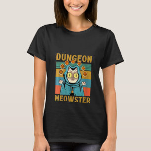 Vrouwelijke Kerker Meowster Grappige Gamer Kat T-shirt